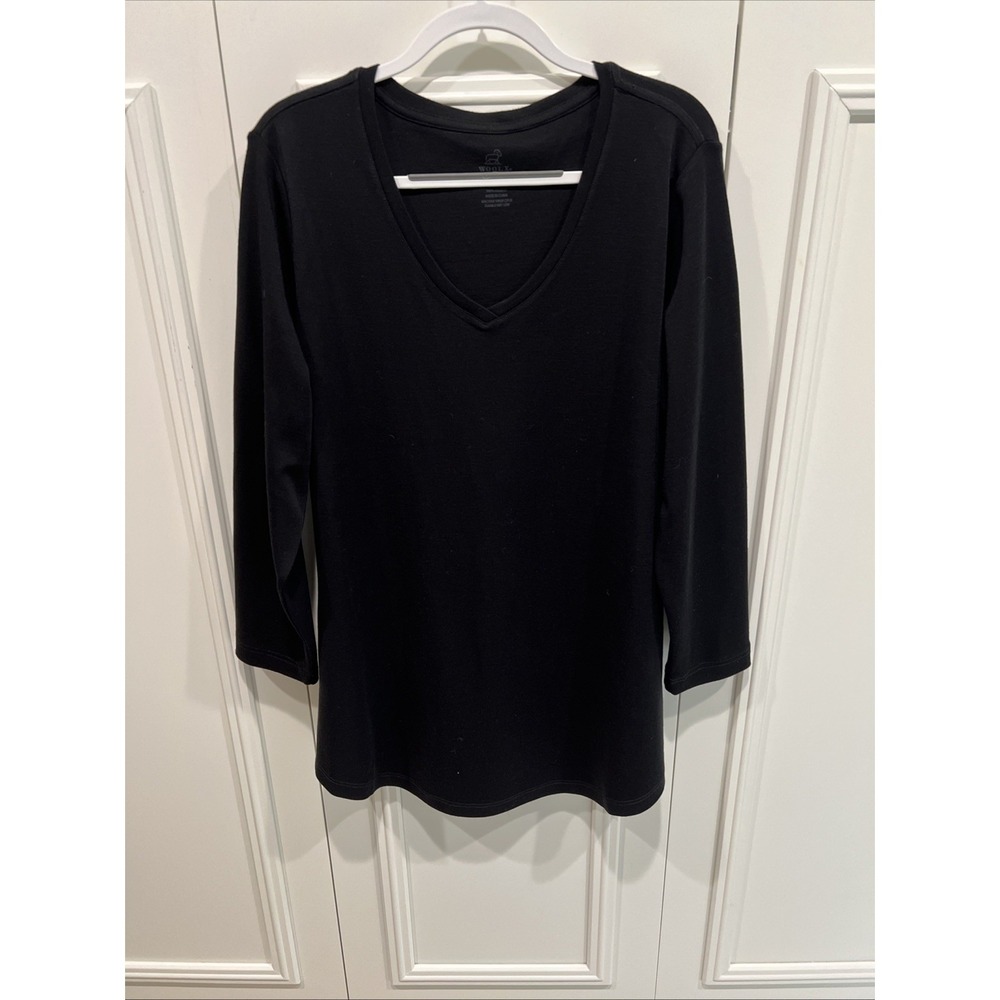 WOOLX Eva Tunic Black Long Sleeve Merino Wool Cold Weather Minimalist Luxury